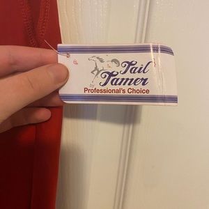 Tail Tamer Professional’s Choice Lycra Tail Bag, red NWT